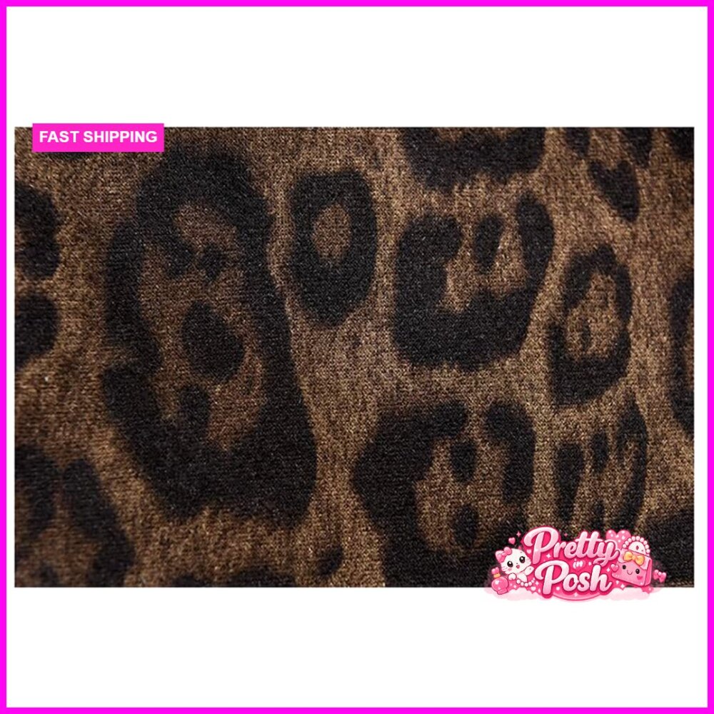 Leopard Print Backpack Daypack with Adjustable St… - image 4